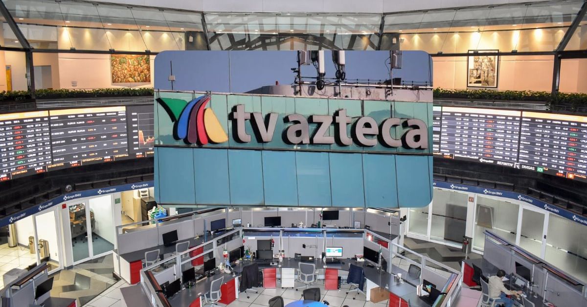 La Bolsa Mexicana de Valores suspende la cotización de Tv Azteca